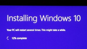 problems with upgrading to windows 10